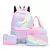 Mochila, Lancheira e Estojo Sanrio Cinnamoroll, Bolsa Estudantil Conjunto com 3 peças - Bailarina de Papel