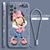 Capa de telefone com cordinha Minnie para Samsung Galaxy A73 A54 A34 A53 A33 A52 A32 A22 A71 A51 A21S 4G 5G na internet
