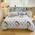 Disney Conjunto de cama Mickey Mouse, Stitch, Pato Donald, Pooh e outros. Capa de edredom. Lençol, Fronha e Edredom - Bailarina de Papel