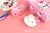 Sanrio Hello Kitty Flip Phone Celular de Verdade, Kawaii, K688, Taiml, Mini Telefone, 2G, Dual Chip