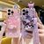 Imagem do Capa de Silicone Sanrio Hello Kitty para iPhone 15, 14, 13, 12, 11 Pro Max, Mini, XR, XS, MAX, 8, X, Kuromi e My Melody Anti-Queda 7, SE Plus