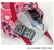 Imagem do Bolsa de lona Hello Kitty, zíperh, grande capacidade, bolsa de ombro e Necessaire 2 peças