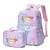 Mochila Frozen Elsa Princesa, Mochila Escolar, Lancheira. 2 Peças