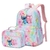 Mochila Disney Lilo Stitch Multibolsos 2 peças com lancheira Mochila Mochilas e
