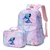 Mochila Disney Lilo Stitch Multibolsos 2 peças com lancheira Mochila Mochilas e