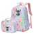 Mochila Disney Lilo Stitch Multibolsos 2 peças com lancheira Mochila Mochilas e