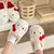 Pantufa Sanrio Hello Kitty chinelos de pelúcia, sapatos fofos kawaii, acolchoados, Macios. Numeração já está convertida ao padrão BR na internet