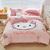 Sanrio Hello Kitty Conjunto de Cama, todo de algodão, 3 ou 4 peças. Capa de Colcha