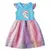 Vestido de Festa Aristogata Marie, vestido de malha infantil, manga curta