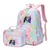 Mochila Frozen Elsa Princesa, Mochila Escolar, Lancheira. 2 Peças
