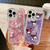 Capinha Telefone Celular Sanrio Cinnamoroll, My Melody, Kuromi Quicksand Glitter, Capa à prova de choque para iPhone 11, 12, 13, 14. 15 Pro Max - loja online