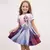 Vestido Frozen Elsa Disney de Manga Curta. Fantasia. Vestido Aniversário - comprar online