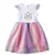 Vestido de Festa Aristogata Marie, vestido de malha infantil, manga curta - loja online