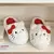 Pantufa Sanrio Hello Kitty chinelos de pelúcia, sapatos fofos kawaii, acolchoados, Macios. Numeração já está convertida ao padrão BR