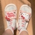 Sandálias Chinelo Nuvem Macio Sanrio Kawaii, Hello Kitty, Cinnamoroll, Kuromi. Numeração já convertida ao padrão BR