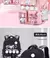 Imagem do Mochila Sanrio Cinnamoroll Estudante Infantil, Colegial, Bolsa Material Escolar de Grande Capacidade. Acompanha 22 Itens de Papelaria.