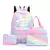 Mochila, Lancheira e Estojo Sanrio Cinnamoroll, Bolsa Estudantil Conjunto com 3 peças - Bailarina de Papel