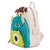 Disney Loungefly Monstros Universidade Mochila de Couro, Mochila Pequena Minnie, Monstros S.A, Bizonho, Boo, Mike, Sully - comprar online