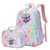 Imagem do Mochila Disney Lilo Stitch Multibolsos 2 peças com lancheira Mochila Mochilas e