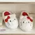 Pantufa Sanrio Hello Kitty chinelos de pelúcia, sapatos fofos kawaii, acolchoados, Macios. Numeração já está convertida ao padrão BR - loja online