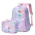 Mochila Frozen Elsa Princesa, Mochila Escolar, Lancheira. 2 Peças - Bailarina de Papel