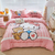 Sanrio Hello Kitty Conjunto de Cama, todo de algodão, 3 ou 4 peças. Capa de Colcha - Bailarina de Papel