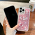 Capinha Telefone Celular Sanrio Cinnamoroll, My Melody, Kuromi Quicksand Glitter, Capa à prova de choque para iPhone 11, 12, 13, 14. 15 Pro Max - Bailarina de Papel