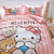 Sanrio Hello Kitty Conjunto de Cama, todo de algodão, 3 ou 4 peças. Capa de Colcha na internet