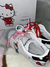 Sanrio Tênis Adidas Hello Kitty, Branco. Numeração já está convertida ao pa