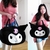 Bolsa de ombro Sanrio, linda bolsa de pelúcia My Melody, Kuromi, Hello Kitty, Bolsa de Viagem - Bailarina de Papel