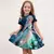 Vestido Frozen Elsa Disney de Manga Curta. Fantasia. Vestido Aniversário - comprar online