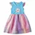Vestido de Festa Aristogata Marie, vestido de malha infantil, manga curta - Bailarina de Papel