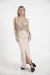 FALD9090 - falda middy crepe sastrero con cinto en internet
