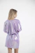VEST0619 - Vestido corto lycra brillosa con hombreras en internet