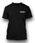 Camiseta de malha preta estampada breaking bad.