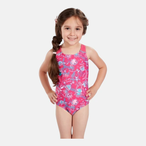 Malla Natación Speedo Seasquad Allover Para Niñas
