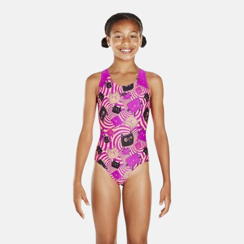 Malla Natación Speedo Pshychedelic Flash Para Niñas