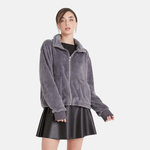 Campera Peluche Forever21 Para Mujer