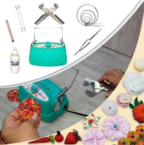 Kit para Fuxicos e Flores de Fuxicos Fit Laser