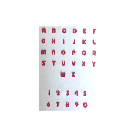 FL 904 - Alfabeto Letras Arredondadas Pequenas