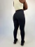 Calça legging lisa Cappuccino com recorte empina bumbum - Seja