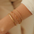 Kit Essencial de Pulseiras Banho de Ouro 18k