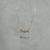 Colar Nome Personalizado Banho Ouro 18k (25 dias úteis + prazo do frete) - comprar online