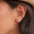 Brinco Bella Esferas Banho Ouro 18K - comprar online