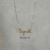 Colar Nome Personalizado Banho Ouro 18k (25 dias úteis + prazo do frete) - loja online