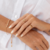 Pulseira Pedras Cristais Regulável Banho Ouro 18K - comprar online
