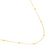 Choker Bolinhas Lisas Banho Ouro 18K