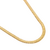 Choker Malha Snake 5mm Banho Ouro 18K