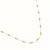 Colar Choker Pérolas Ovais Banho Ouro 18K