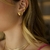 Piercing Fake Croissant Banho Ouro 18K - comprar online